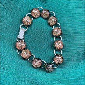 Handmade Fused Glass Bracelet